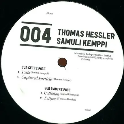Thomas Hessler , Samuli Kemppi - Cahot EP