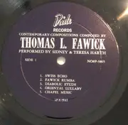 LP - Thomas L. Fawick , Sidney And Teresa Harth - Contemporary Compositions Composed By Thomas L. Fawick