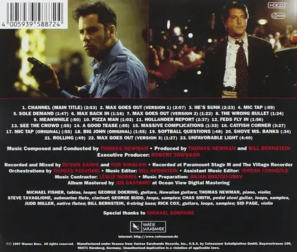 Thomas Newman - Mad City (Original Motion Picture Soundtrack)