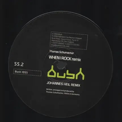 Thomas Schumacher - When I Rock (Remixes)