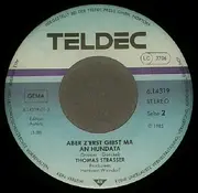 7inch Vinyl Single - Thomas Strasser - Lieber Mitt'n Rein Ins Herz