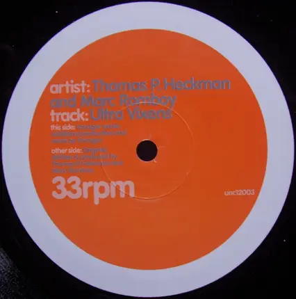 Thomas P. Heckmann & Marc Romboy - Ultra Vixens