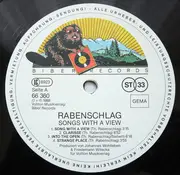 LP - Rabenschlag - Songs With A View - Info sheet included