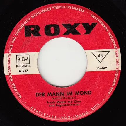 Thomas Renner , Frank Michel - Ein Engel Ohne Flügel / Der Mann Im Mond