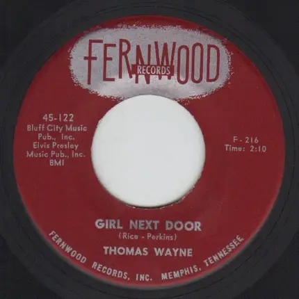 Thomas Wayne - Because Of You / Girl Next Door