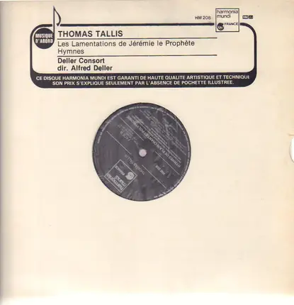 Thomas Tallis - The Hilliard Ensemble - The Lamentations Of Jeremiah