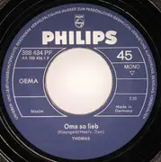 7inch Vinyl Single - Thomas - Oma So Lieb - Mono