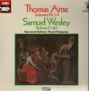 LP - Thomas Arne / Samuel Wesley - Sinfonien Nr. 1-4 / Sinfonie D-dur, Bournemouth Sinfonietta, Kenneth Montgomery