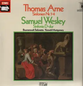 Samuel Wesley - Sinfonien Nr. 1-4 / Sinfonie D-dur, Bournemouth Sinfonietta, Kenneth Montgomery