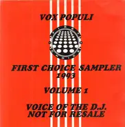 Those Guys, London a.o. - Vox Populi: First Choice Sampler 1993 Volume 1