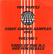 Those Guys, London a.o. - Vox Populi: First Choice Sampler 1993 Volume 1