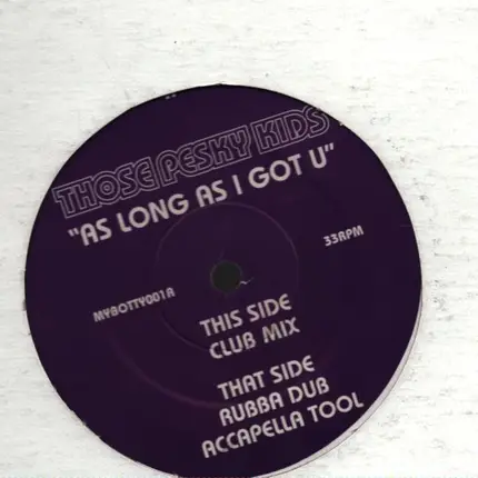 Those Pesky Kids - As Long As I Got U