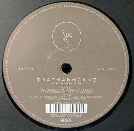 That Man Monkz - Shade Throw EP