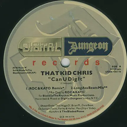 That Kid Chris - Can U Dig It