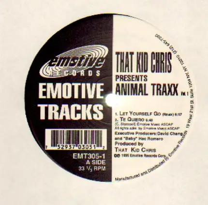 That Kid Chris - Animal Traxx Vol 1
