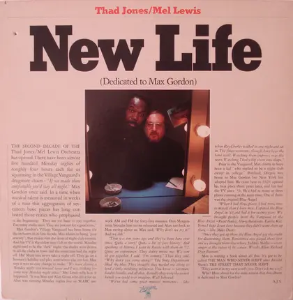 Thad Jones & Mel Lewis - New Life (Dedicated To Max Gordon)