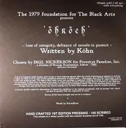 The 1979 Foundation For The Black Arts Presents Köhn - Ohnoch