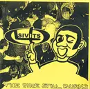 7inch Vinyl Single - The 4 Sivits - The Fire Still Burns - red with black splatter pressing, white sleeve