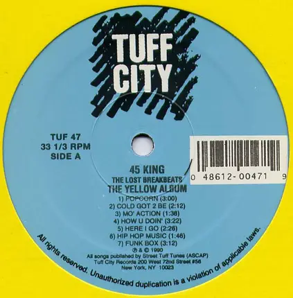 The 45 King - The Lost Breakbeats - The Yellow Album