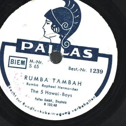 The 5 Hawaii Boys - Rumba Tambah / Lilonga