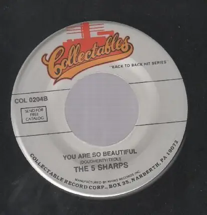 The 5 Sharps - Stormy Weather / You Are So Beautiful