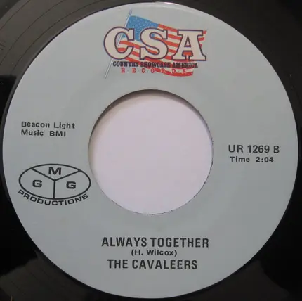 The Country Cavaleers - Flower Of My Life / Always Together