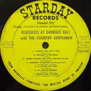 LP - The Country Gentlemen - Bluegrass At Carnegie Hall - Mono