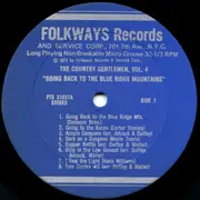 LP - The Country Gentlemen - Vol 4, Going Back To The Blue Ridge Mountains
