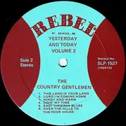 LP - The Country Gentlemen - Yesterday & Today - Volume 2