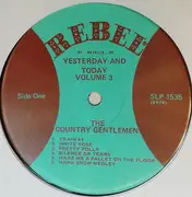 LP - The Country Gentlemen - Yesterday & Today - Volume 3