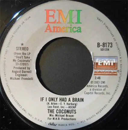 The Coconuts - If I Only Had A Brain