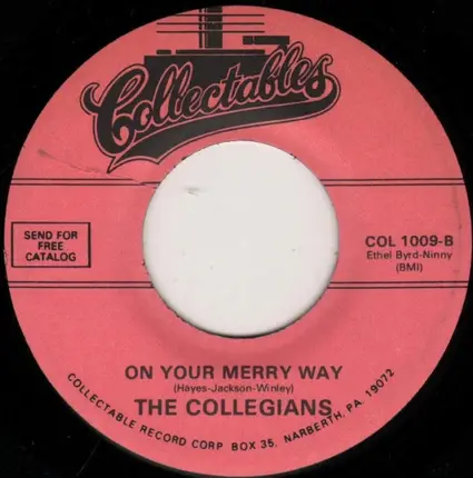 The Collegians - Zoom Zoom Zoom / On Your Merry Way