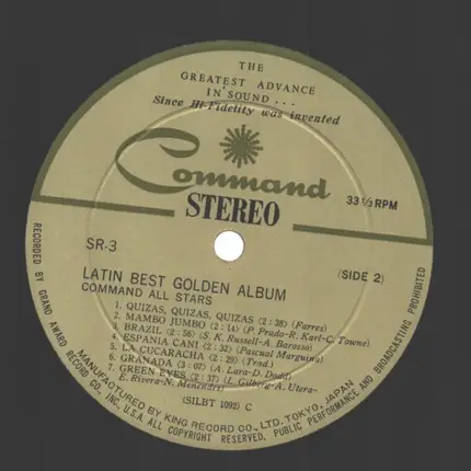 The Command All-Stars - Latin Best Golden Album