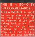 12inch Vinyl Single - The Communards - For A Friend