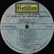The Conception Corporation - A Pause In The Disaster - The Satire Of The Conception Corporation
