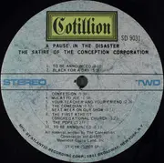 LP - The Conception Corporation - A Pause In The Disaster - The Satire Of The Conception Corporation - Specialty Pressing
