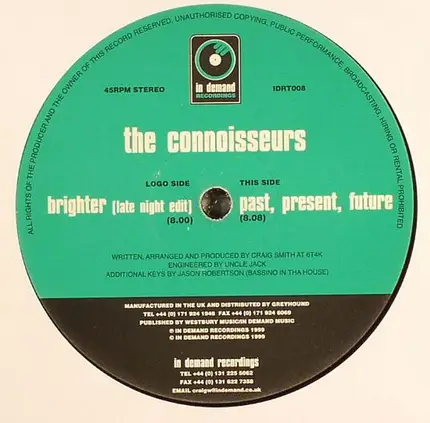 The Connoisseurs - Past, Present, Future