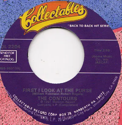 The Contours - First I Look At The Purse / Can You Do It
