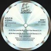 12inch Vinyl Single - The Contours - Do You Love Me (Now That I Can Dance)