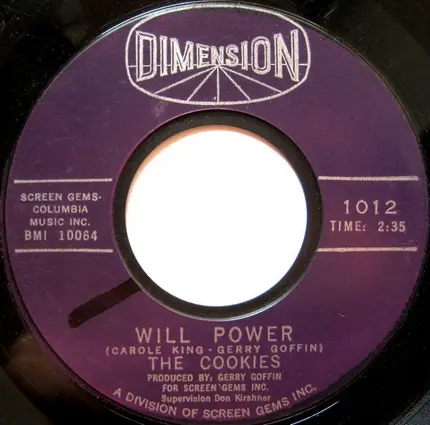 The Cookies - Will Power / I Want A Boy For My Birthday