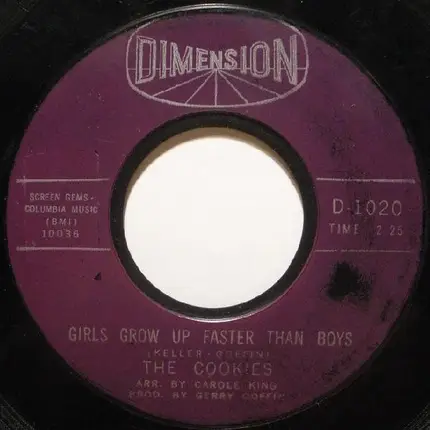 The Cookies - Girls Grow Up Faster Than Boys