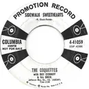 7inch Vinyl Single - The Coquettes - Sidewalk Sweethearts - Promo