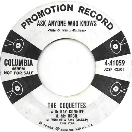 The Coquettes - Sidewalk Sweethearts