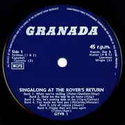 7inch Vinyl Single - The Coronation Street Cast - Singalong At The Rover's Return