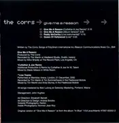 CD Single - The Corrs - Give Me A Reason