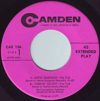 The Cosmopolitan Orchestra - Out Of The East