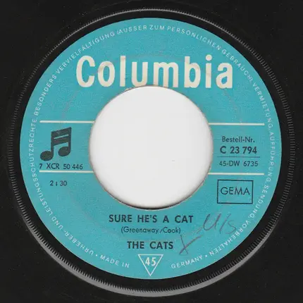 The Cats - Sure He's A Cat