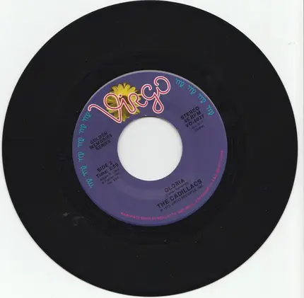 The Cadillacs - My Girlfriend / Gloria