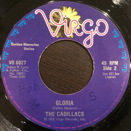 The Cadillacs - My Girlfriend / Gloria