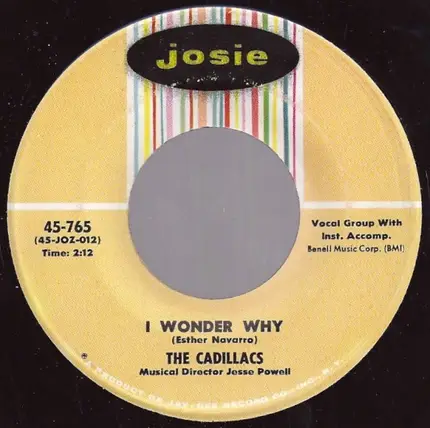 The Cadillacs - Gloria / I Wonder Why